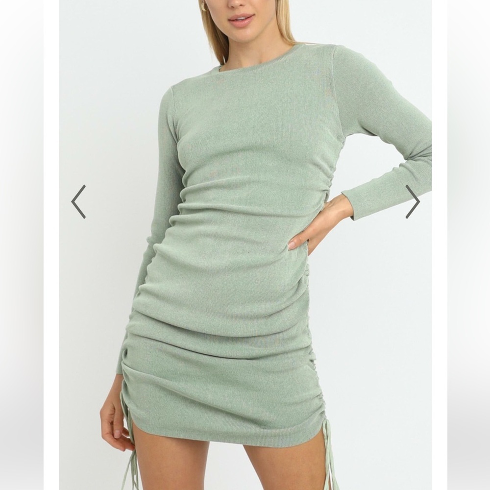 Lioness green long sleeve dress